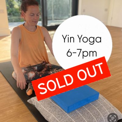 Yin Yoga - Wednesday Evenings- 6-7pm - STARTING OCTOBER 15TH