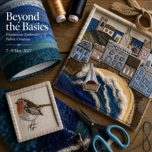 Beyond the Basics: Freemotion Embroidery & Fabric Creation - May 7th, 8th and 9th 2027