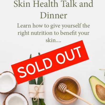 Skin Health Talk and Dinner with Ellen of Healthaspire - November 8th 2025