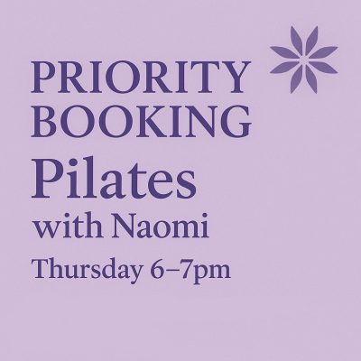 Intermediate Pilates - Naomi - Thursday - 6-7pm STARTING JAN 15th 2026