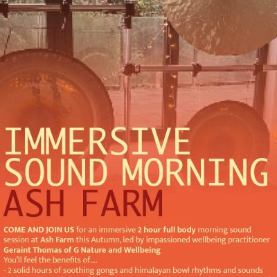IMMERSIVE SOUND MORNING - SATURDAY DEC 6TH