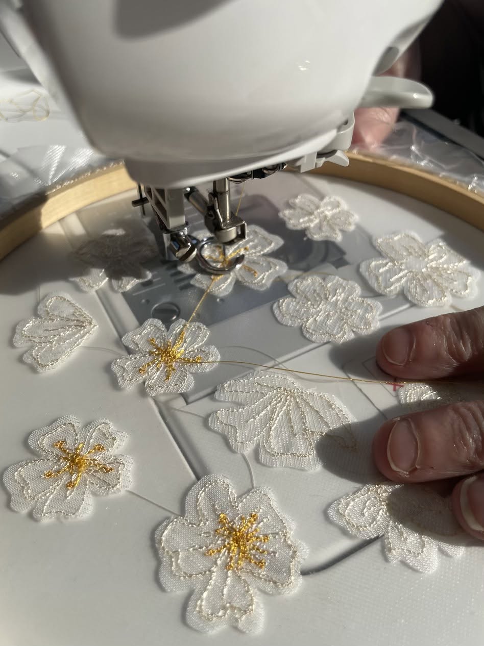 Thread and Light: 3 Day Advanced Freemotion Embroidery Lampshade Workshop - July 2nd - 4th 2027 - Image 16