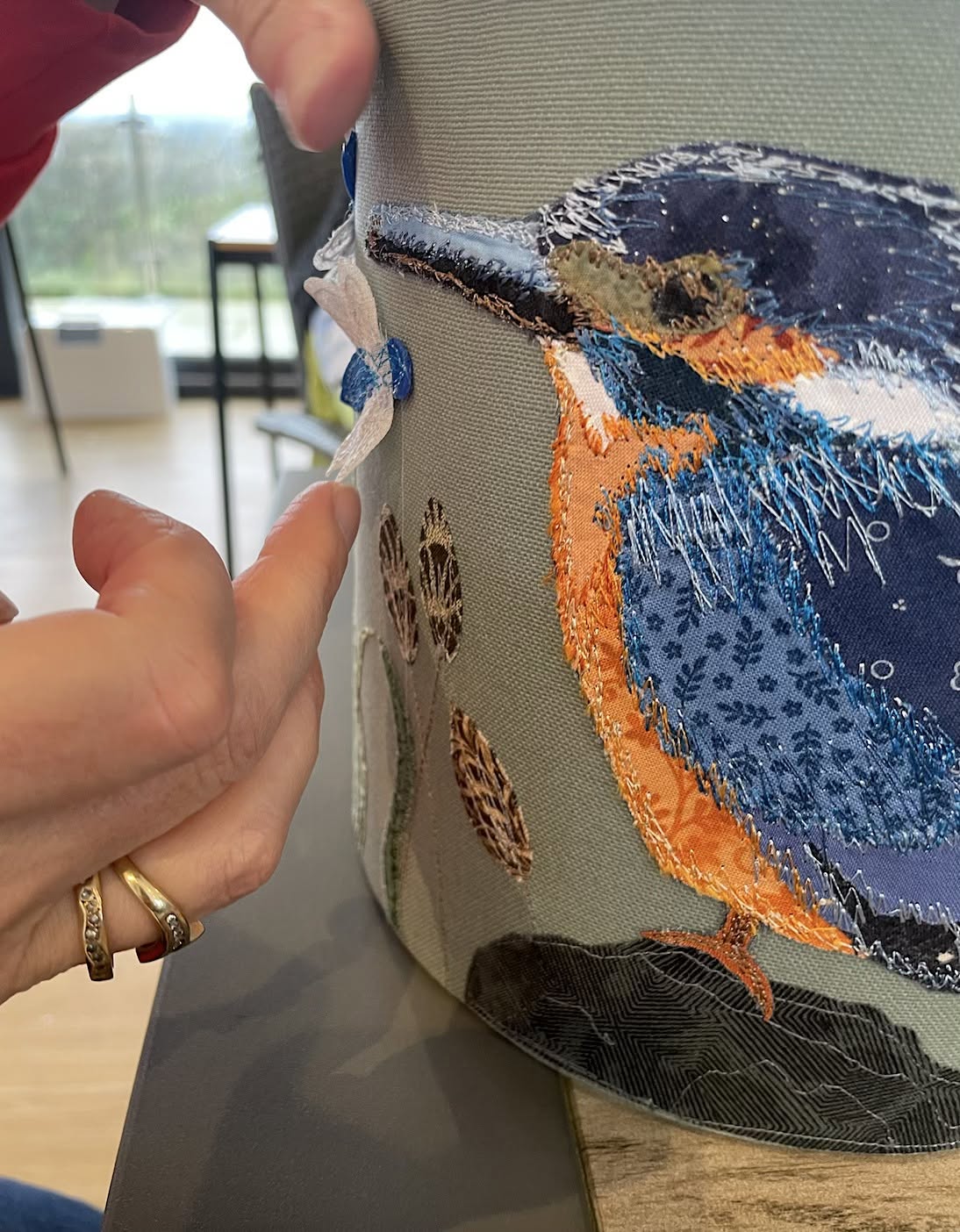 Thread and Light: 3 Day Advanced Freemotion Embroidery Lampshade Workshop - July 2nd - 4th 2027 - Image 8