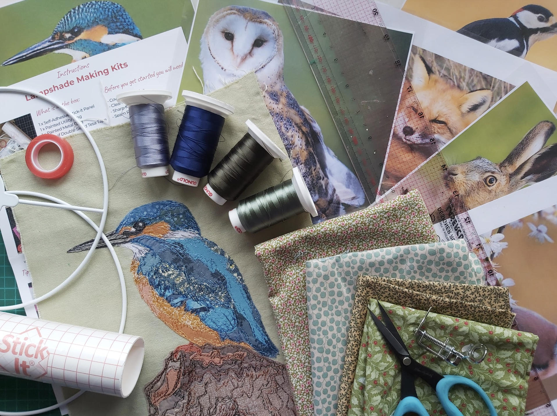 Thread and Light: 3 Day Advanced Freemotion Embroidery Lampshade Workshop - March 20th, 21st and 22nd 2026