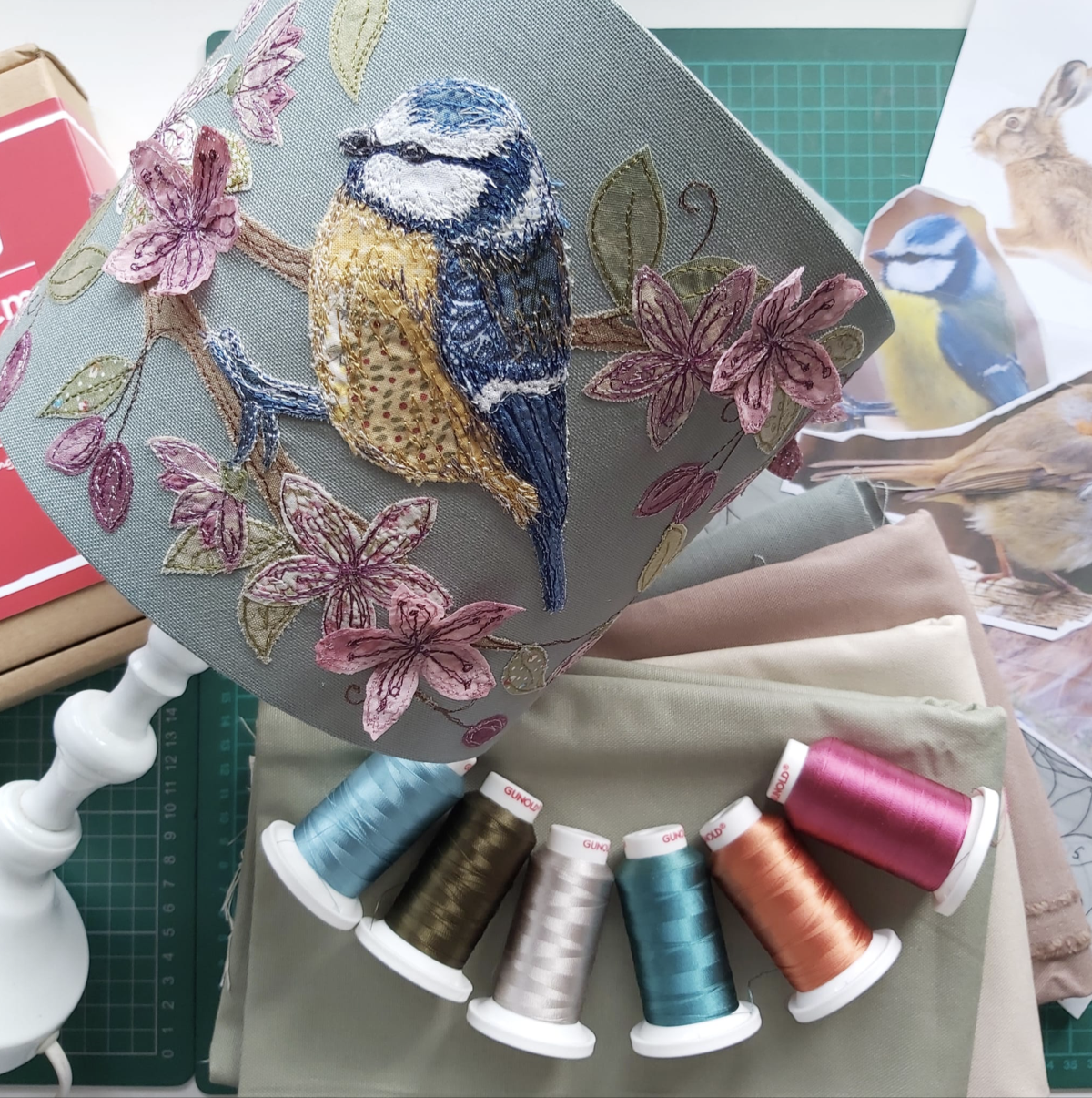 Thread and Light: 3 Day Advanced Freemotion Embroidery Lampshade Workshop - July 2nd - 4th 2027