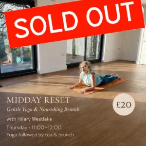 Midday Reset: Gentle Yoga & Nourishing Brunch March 5th   11-12pm