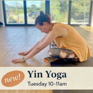New! Yin Yoga. Tuesday. 10-11am. Starting March 3rd