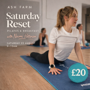 Saturday Reset: Pilates & Breakfast with Naomi Pattinson - AUGUST 22ND