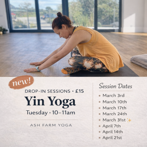 Drop-In: Yin Yoga & Meditation with Jo Rees | Tuesdays 10–11am