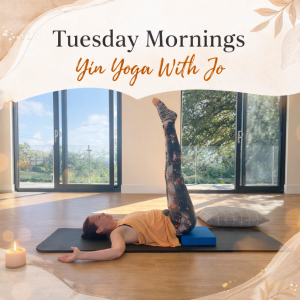 YIN YOGA WITH JO - TUESDAY 10-11AM - Start 28th April