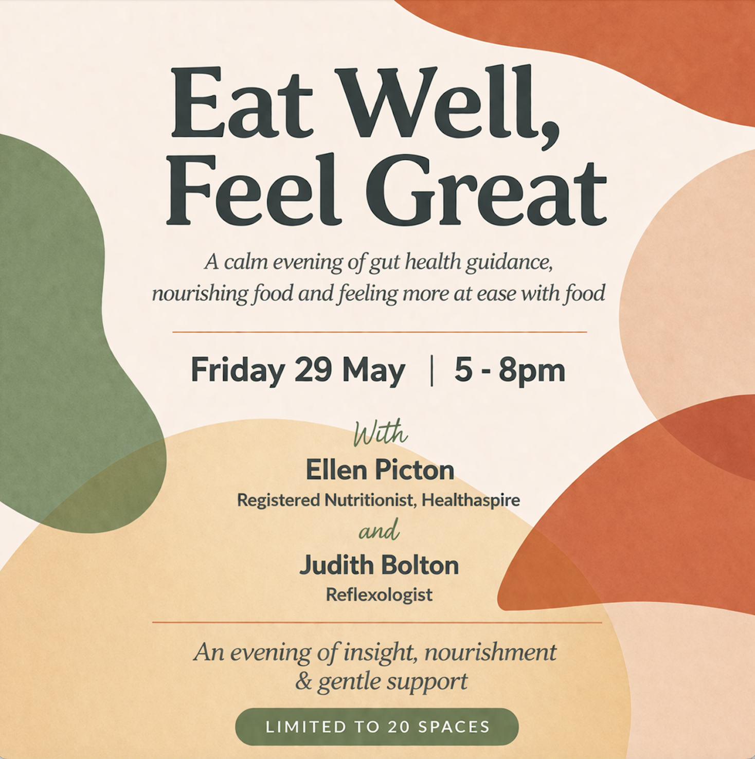 Eat Well, Feel Great | Friday May 29th