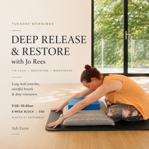 DEEP RELEASE AND RESTORE: Tuesday 9.30am -10.30am - 8 week block