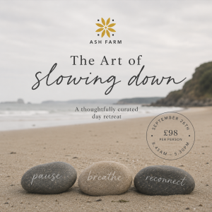 The Art of Slowing Down - Saturday September 26th