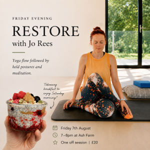 Friday Evening Restore with Jo Rees - August 7th 2026