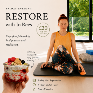 Friday Evening Restore with Jo Rees - September 11th 2026