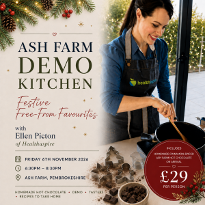 Ash Farm Demo Kitchen- Festive Free-From Favourites - 6th November 2026 - 6.30pm