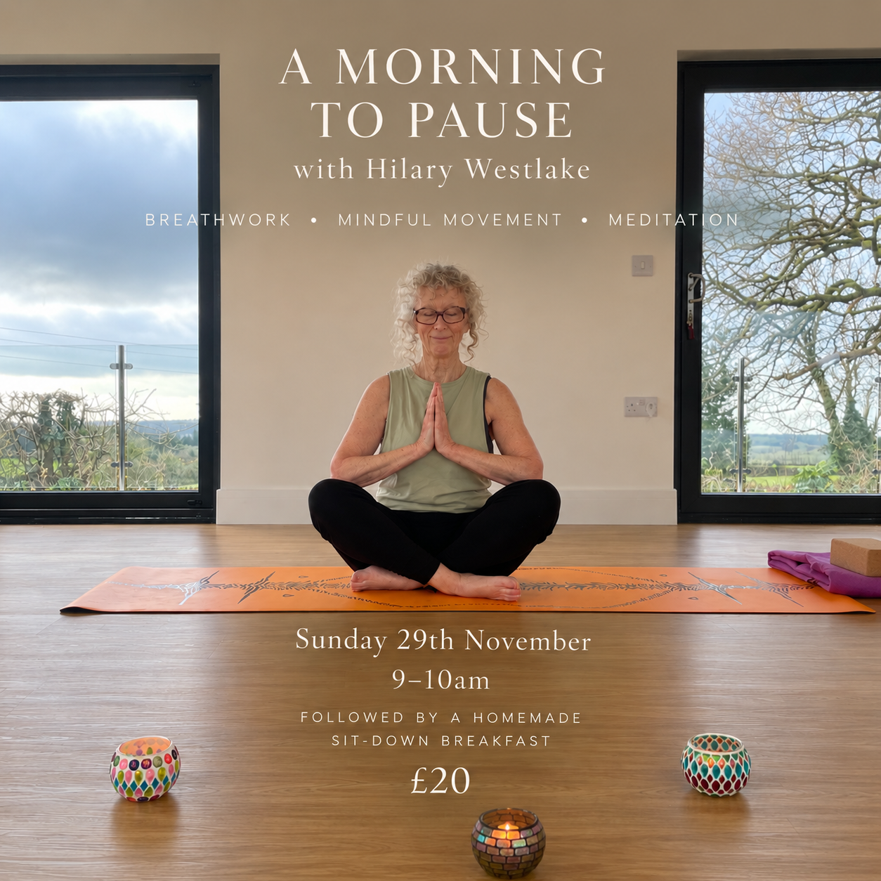 A Morning to Pause - Saturday 29th November with Hilary Westlake