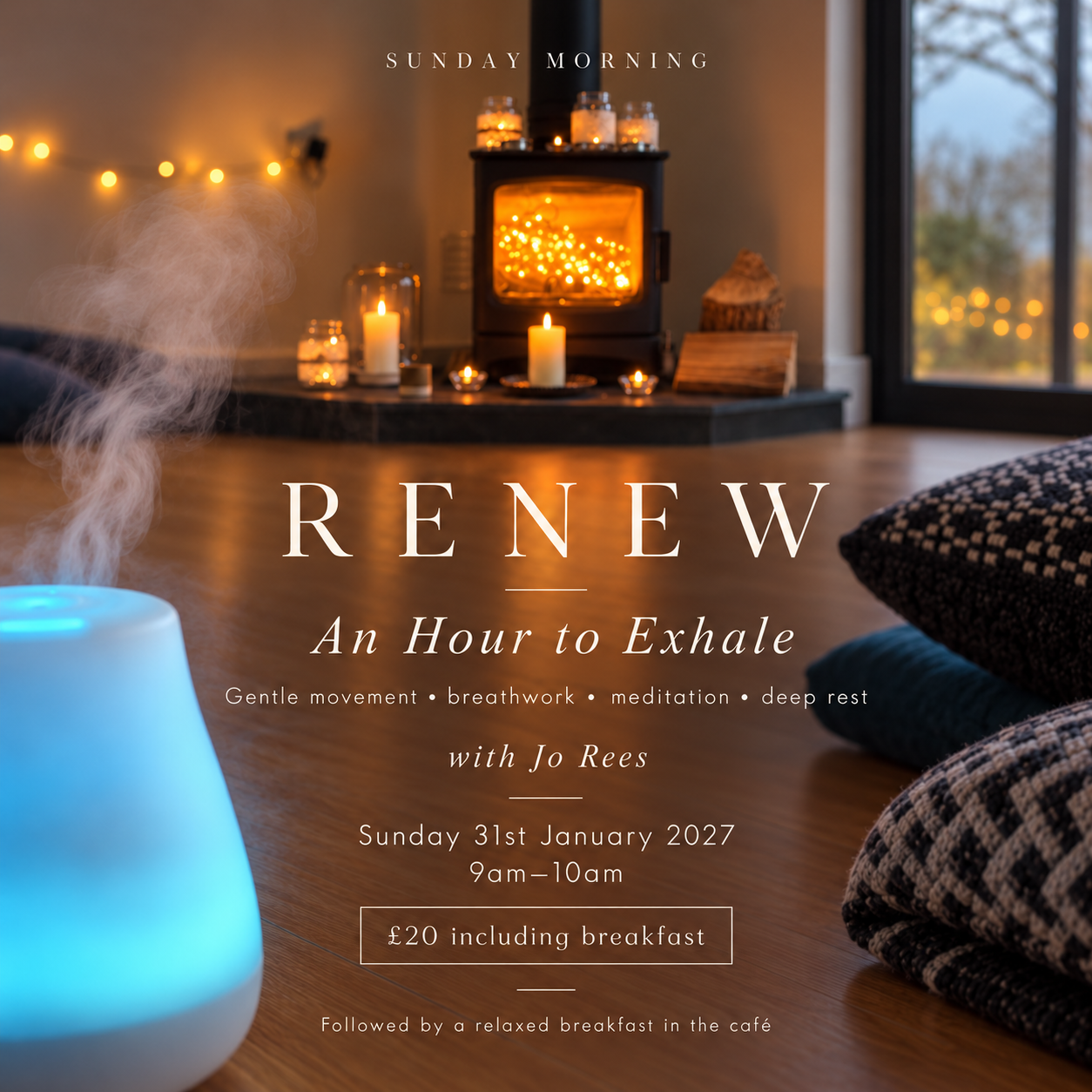 RENEW: An Hour to Exhale, with Jo, Sunday January 31st 2027